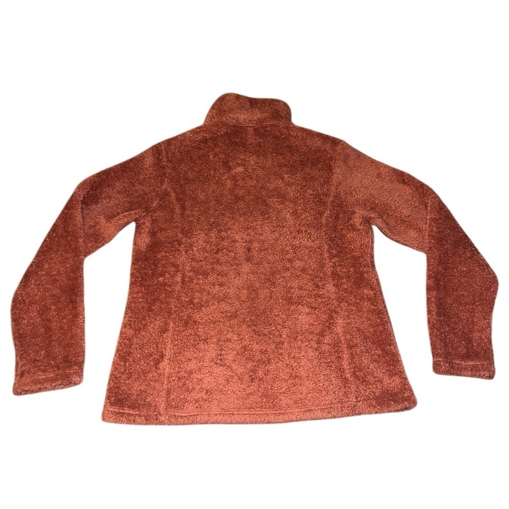 Patagonia Women’s Los Gatos Quarter Zip Fleece Large Burnt Orange Jacket Active - Picture 3 of 12